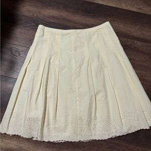 Elegant pale yellow  Skirt
